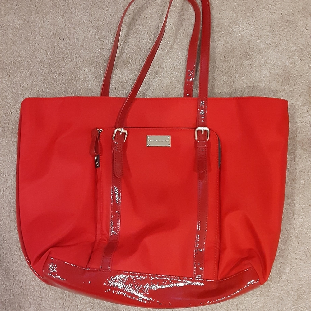 Tommy Hilfiger Red Large Tote Bag Purse
